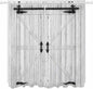 Farmhouse Wood Grain Living Room Curtains 96 Inch Length, Window Curtains Tab by Unknown