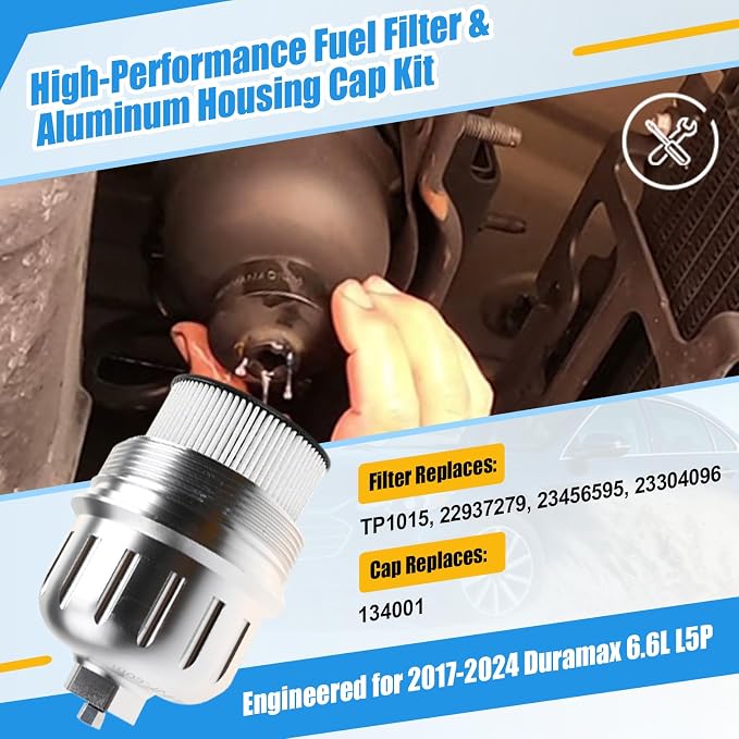 iFJF TP1015 Fuel Filter and 134001 Housing Cap Replacement - Image 7
