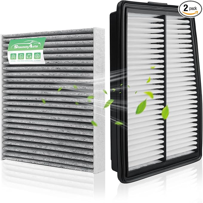 Engine & Cabin Air Filter Set for 2021-2026 Santa Fe Hybrid 1.6L, 2020-2026 by StaunchAuto