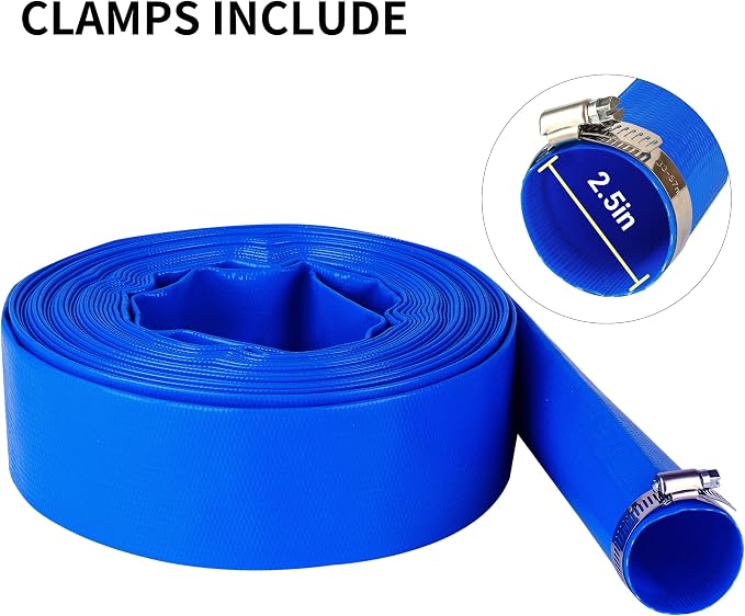 2.5" x 50 FT Pool Backwash Hose, - Image 4