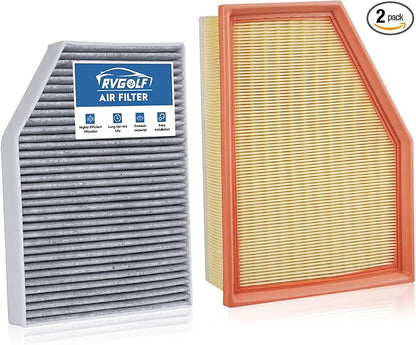 Engine+Cabin Air Filters Fit for 2018-2019 BMW X3, 2020-2021 X3, 2019 X4 by RVgolf
