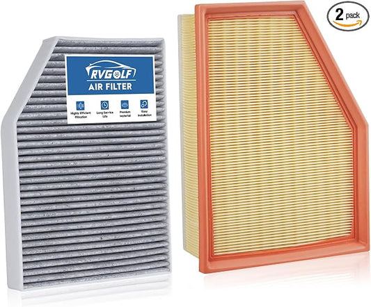 Engine+Cabin Air Filters Fit for 2018-2019 BMW X3, 2020-2021 X3, 2019 X4 by RVgolf