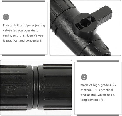 Hemoton Fish Tank Filter Water Flow Regulating Valves Plastic Hose Adapter - Image 8