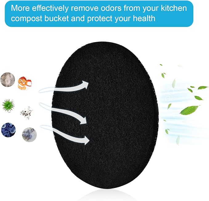 10Pcs 6.5 Inch Charcoal Filters - Image 3