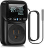 Diymore Digital Temperature Controller Outlet - 1800W Plug-in Thermostat by diymore