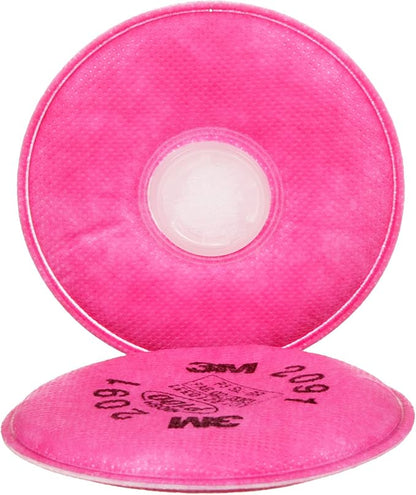 3M 2091 P100 Particulate Filter, 3 Pairs - Image 2