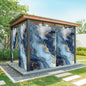 Marble Texture Outdoor Curtains by Unknown