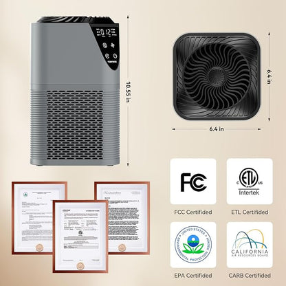 Air Purifiers for Home Large Room up to 1750 Sq Ft, H13 True HEPA Filter Air - Image 9
