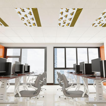 4 Pcs Fluorescent Light Covers for Ceiling Lights Construction Vehicle - Image 3