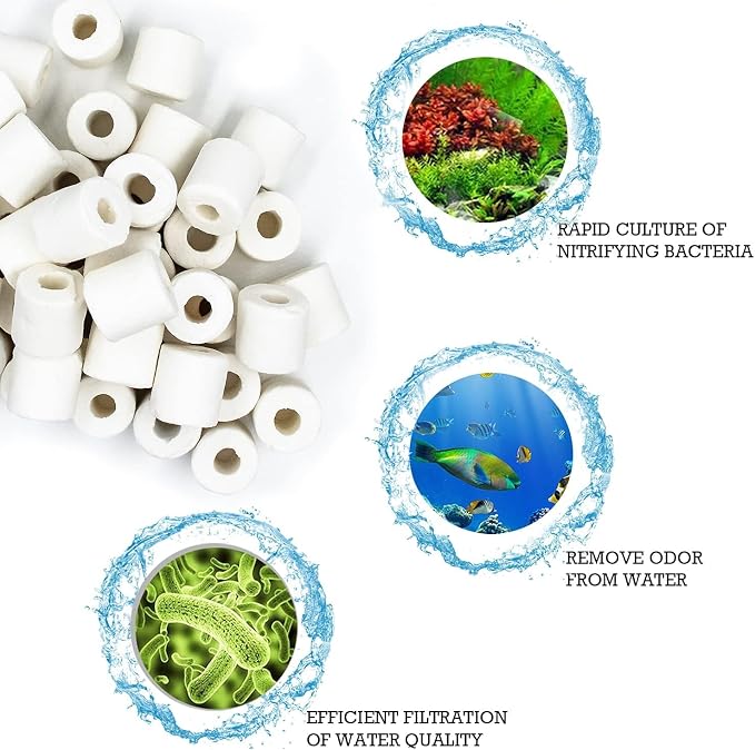 Aquarium Ceramic Ring Bio Ceramic Media Ring - Image 4