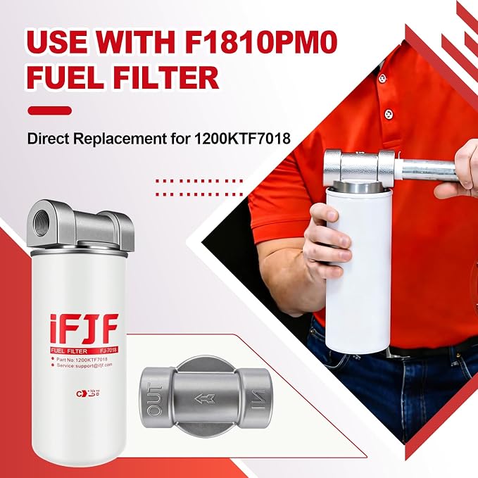 iFJF 1200KTG9075 Fuel Filter Head - Image 4