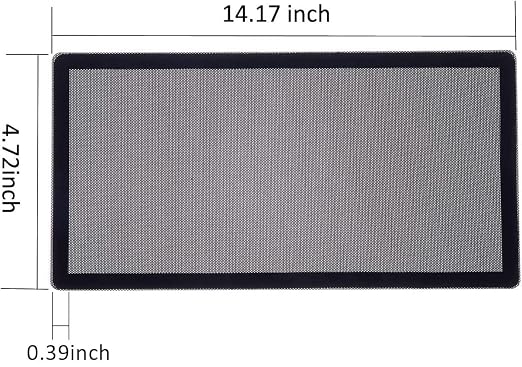 360mm 120mm x 2 PC Fan Dust Mesh Filter 4.72inch PVC Computer PC Case Dust - Image 5
