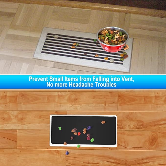 Magnetic Floor Register Vent Covers, 5.5 x 12 Inch Superior Hold Vent Covers - Image 5
