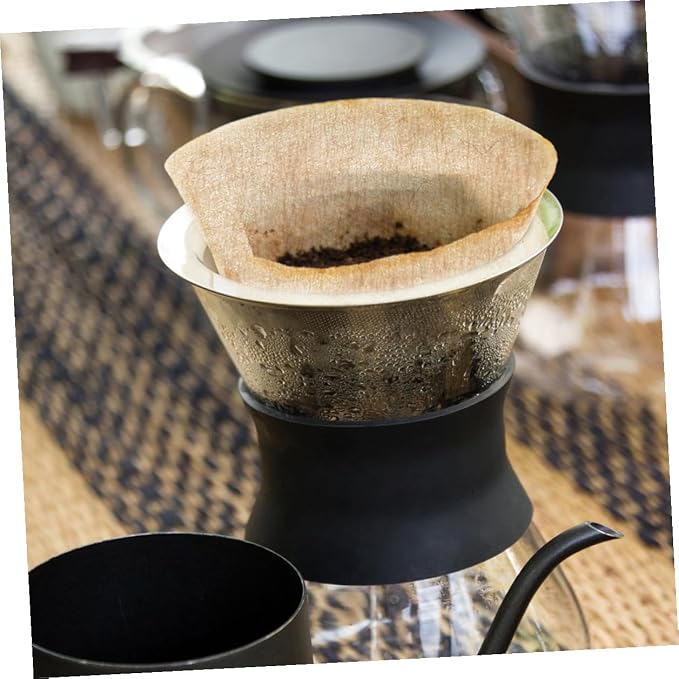 300pcs Espresso Filter Paper Round Coffee Filters Unbleached Fast Filtering - Image 2