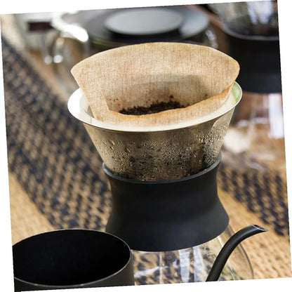 300pcs Espresso Filter Paper Round Coffee Filters Unbleached Fast Filtering - Image 2