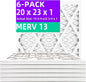 20x23x1 MERV 13 Pleated Air Filter MPR 1900 & FPR 10, Furnace Air Filters by Qingzhug