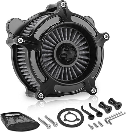 High Flow Air Cleaner Intake Filter System Kit Air Filters Cover by Eumti
