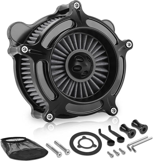 High Flow Air Cleaner Intake Filter System Kit Air Filters Cover by Eumti