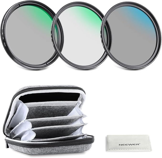 NEEWER 72mm UV/CPL/ND Lens Filter Kit by Neewer