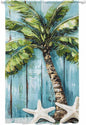 Sheer Curtains 108 Inches Long, Coastal Beach Starfish Semi Sheer Curtains by Unknown