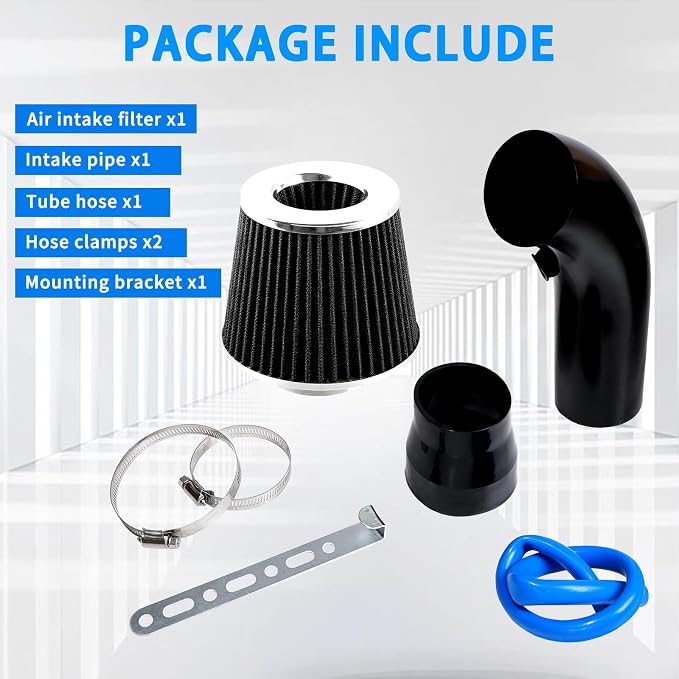 3 Inch Universal Cold Air Intake Filter Kit - Image 3