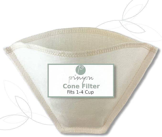 Cloth Reusable Cone Coffee Filter by Pinyon+Products