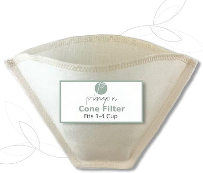Cloth Reusable Cone Coffee Filter by Pinyon+Products