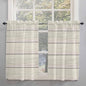 Vintage Country Wooden Board Window Valance Curtains, Gradient Wood Grain Line by IDOWMAT