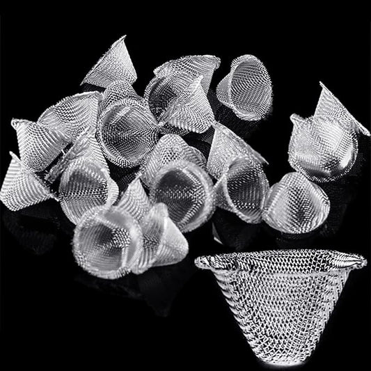 Funrous Stainless Steel Screens 3/4 Inch Conical Design Bowl Screen Filters by Funrous