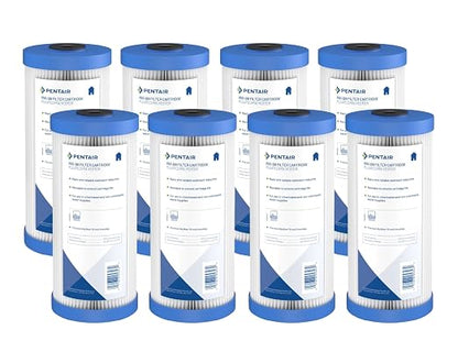 Pentair Pentek R50-BB Big Blue Sediment Water Filter, Whole House Pleated by PENTAIRPENTEK