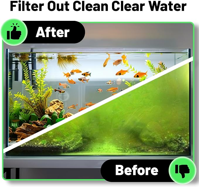 hygger 3/4'' Thick Aquarium Filter Floss 12"x 86" Poly Fiber Fish Tank Filter - Image 4