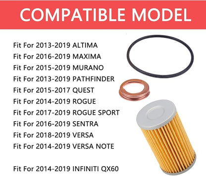 Oil Filter 31726-28X0A 31726-3JX0A Fits - Image 2