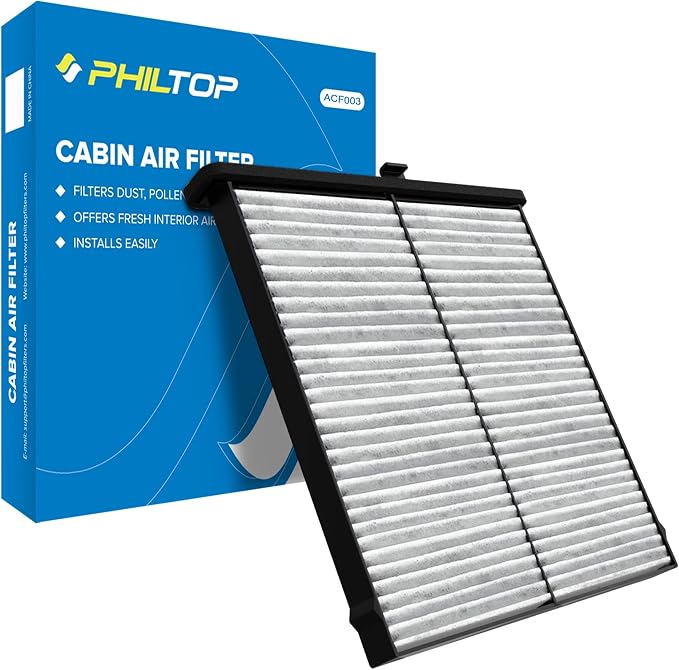 PHILTOP Cabin Air Filter, Replacement by PHILTOP