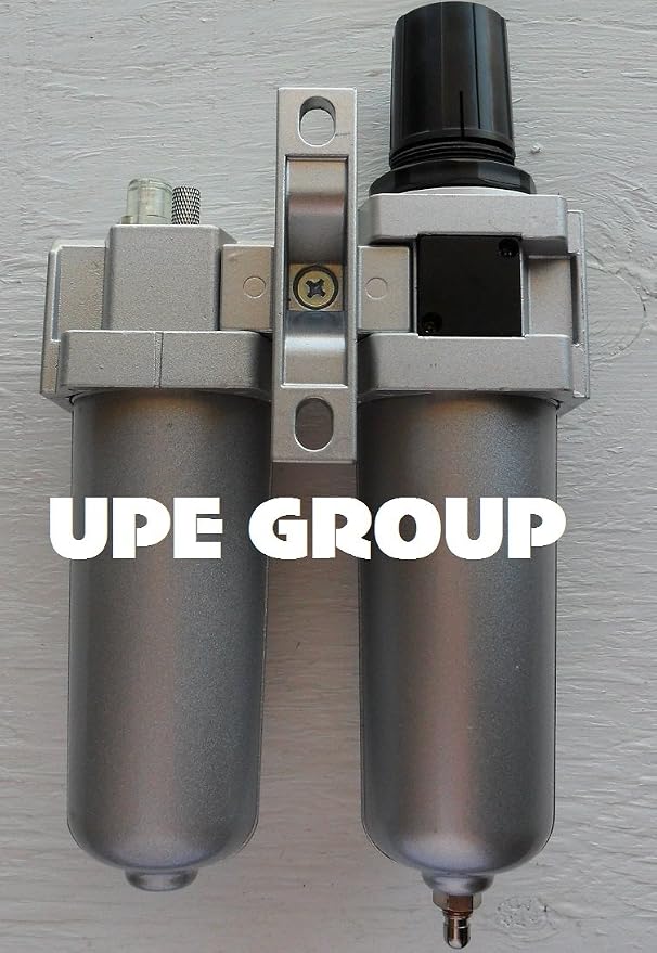 1/2" HEAVY DUTY COMBO PARTICULATE FILTER REGULATOR LUBRICATOR COMPRESSED AIR - Image 5