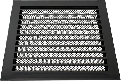 Repa Market 12" x 12" Inch Galvanized Steel Black Soffit Air Vent Cover - Image 7