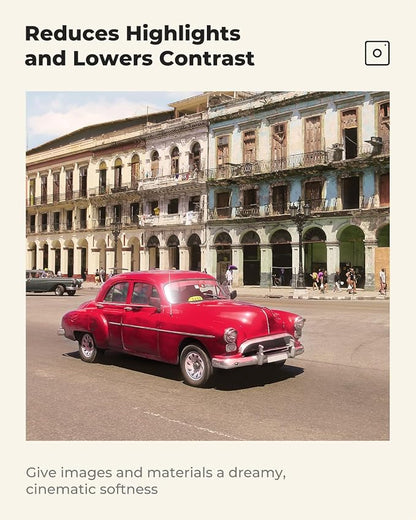 K&F CONCEPT 67mm Black Diffusion 1/4 Filter Mist Cinematic Effect Filter - Image 3