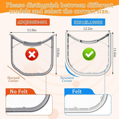 Patelai 2 Pcs 5231el1003b Dryer Lint Filter Replacement - Image 4
