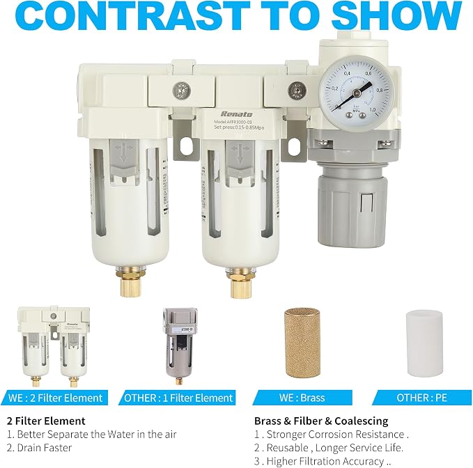 3/8" NPT Three Stage Air Drying System - Image 2