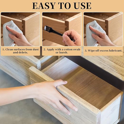 Wood Drawer Wax Lubricant Paste Door Lubricant Wear-Resistant Eliminate - Image 4
