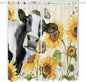 Yellow Sunflowers Living Room Curtains 96 Inch Length, Window Curtains Tab Top by Unknown