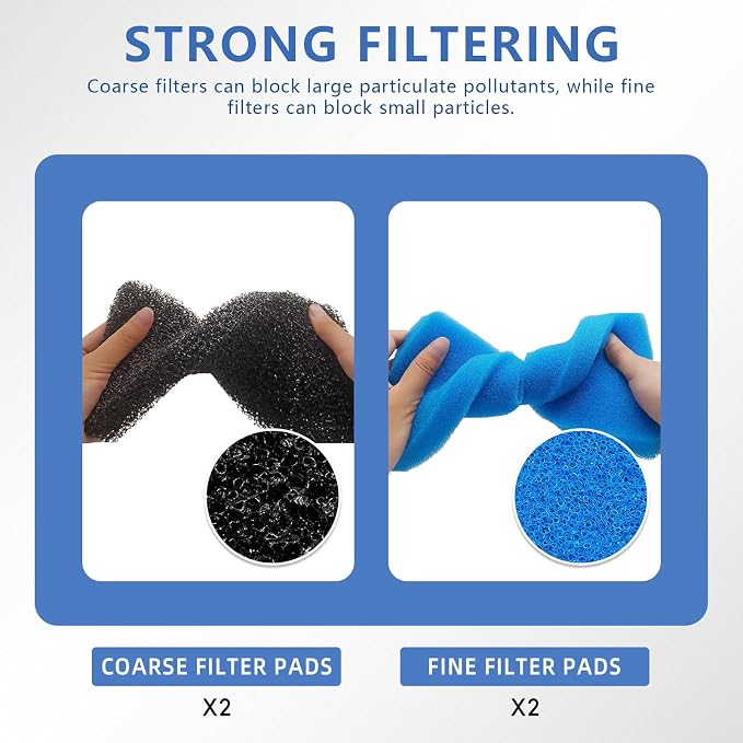 2 Sets Replacement Pond Filter Pads - Image 4