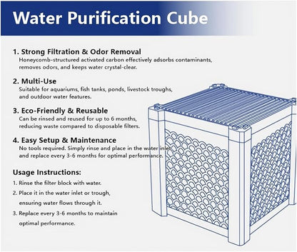 Pure Cube Water Trough Filter, Aquarium Filter, Filternatur Horse Water Trough - Image 8