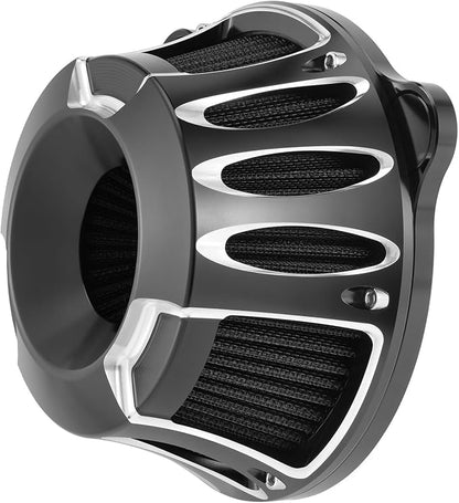 Motorcycle Air Filter Kit CNC Air Cleaner Turbine Intake System Fit - Image 4