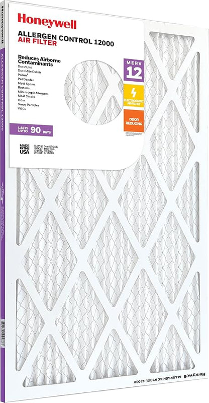 Honeywell 16x20x1 MERV 12 Electrostatic Pleated HVAC AC Furnace Air Filter | - Image 6