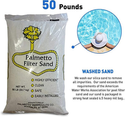Palmetto Swimming Pool Filter Sand, 50 lb Bag – Natural Silica - Image 7