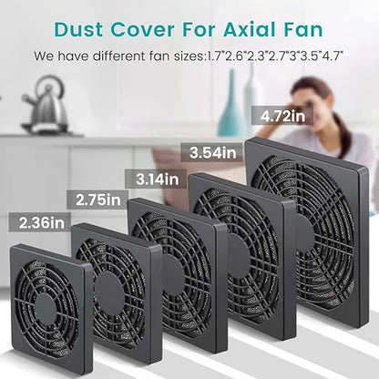 Wathai 2 Pack 120mm PC Fan Dust Filter Cover Computer Mess - Image 6