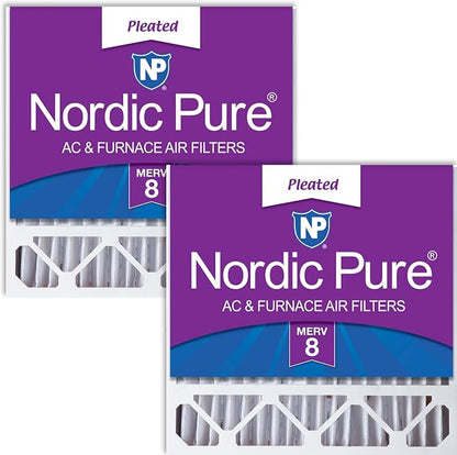 Nordic Pure 20x20x5 Honeywell/Lennox Replacement MERV 8 Air Filters 2 Pack by NordicPure
