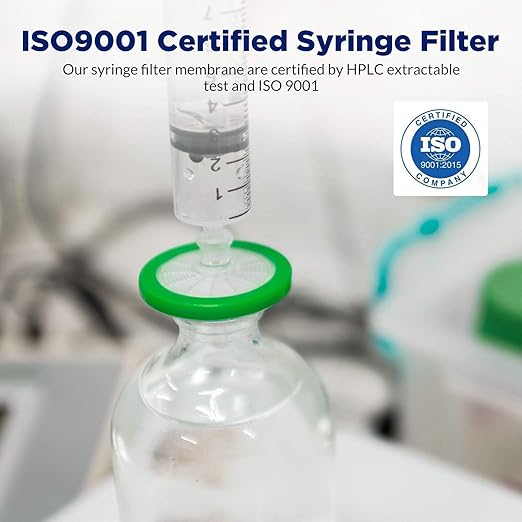 Membrane Solutions 500 Pack Syringe Filter Sterile PES Hydrophilic Filtration - Image 5