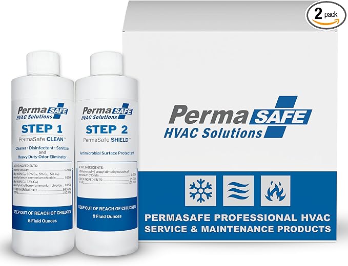 PermaSafe HVAC Solutions, System & Air Duct Hygiene Maintenance Kit, Preserves by PermaSafe