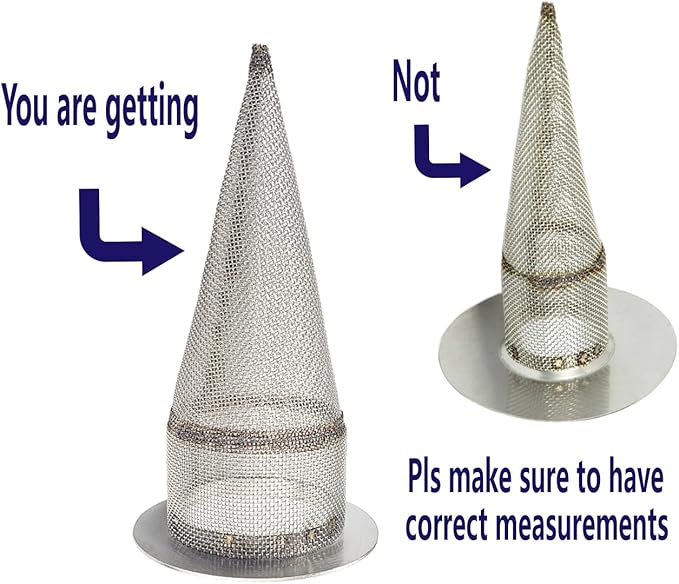 4 PCS-Cone-Type Stainless Steel Spark Arrestor 1.625” fit Honda CRF230 CRF250L - Image 2